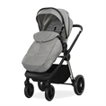Carrozzina combinata BIANCA 2in1 con coprigambe GREY
